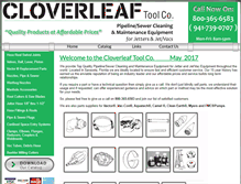 Tablet Screenshot of cloverleaftool.com